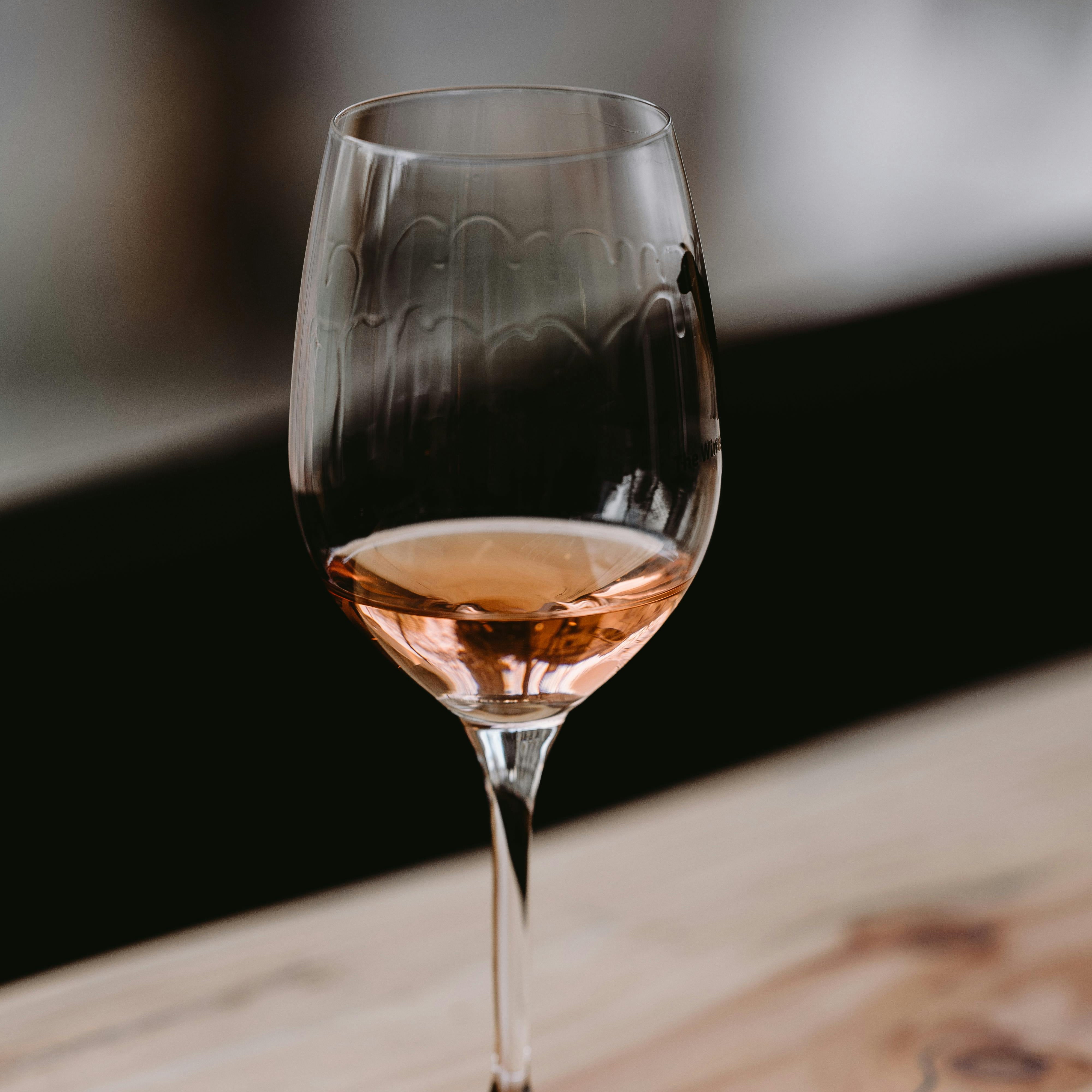 Alcohol Free Rose Wine Glasses