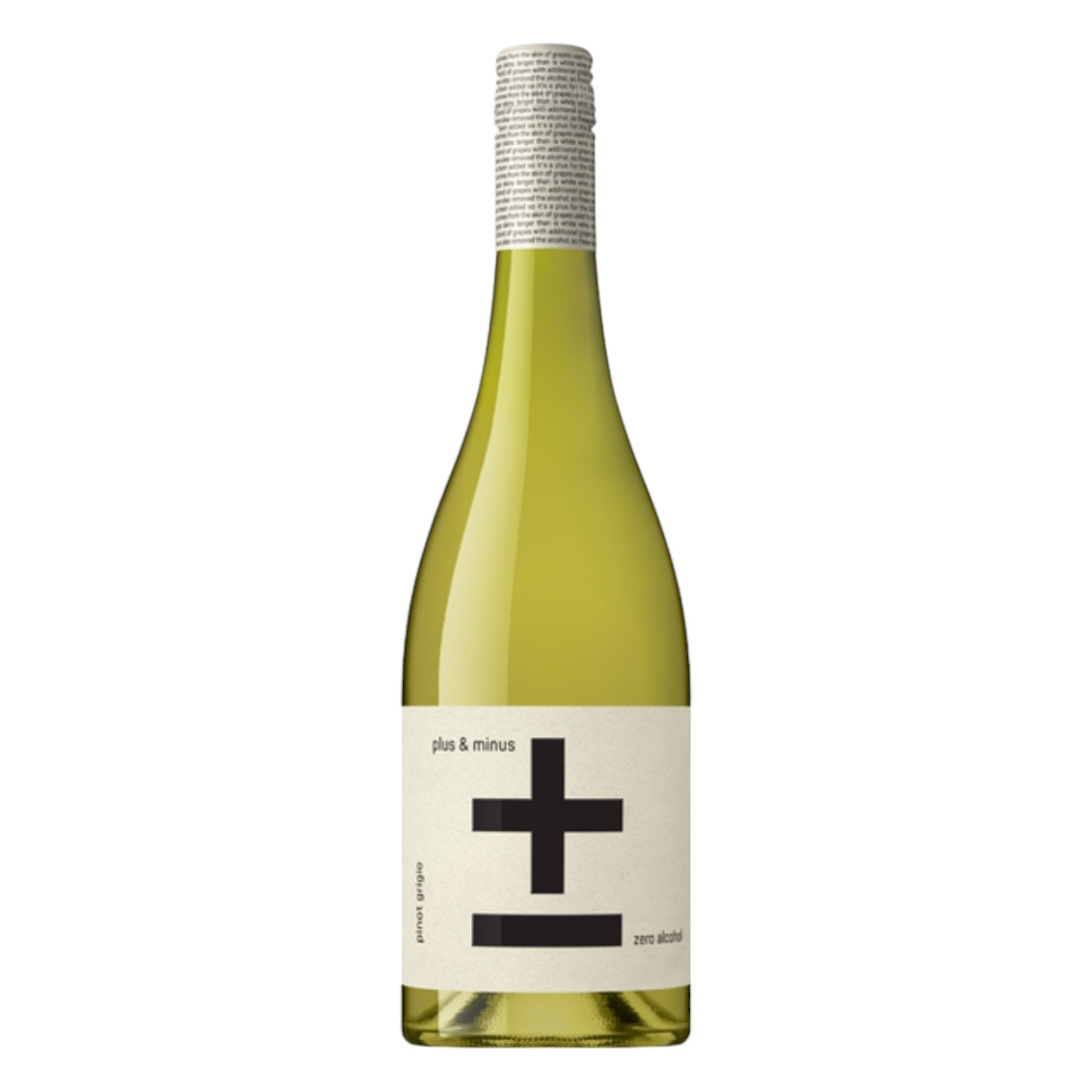 Plus & Minus Pinot Grigio | Alcohol Free White Wine – Siprano