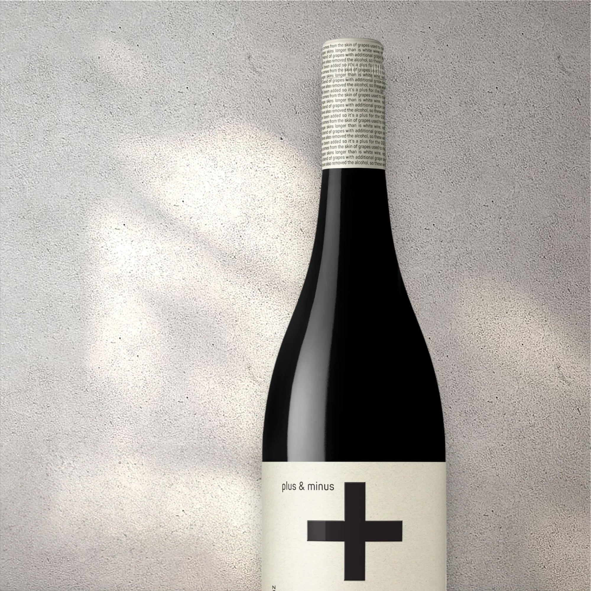 Plus & Minus Shiraz | Alcohol Free Red Wine – Siprano